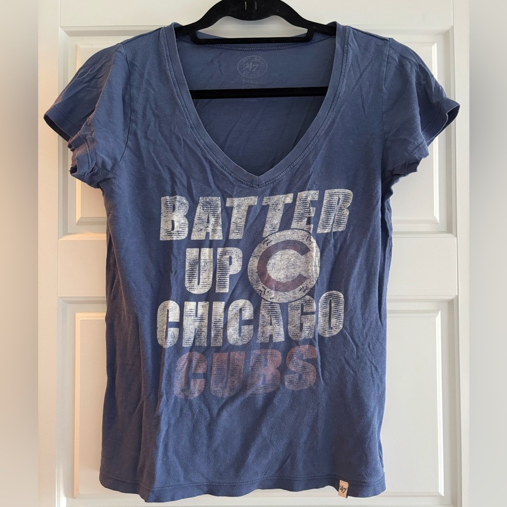 PRE-OWNED 47 Brand Original Chicago Cubs Women's Tee | S